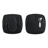 Royal Bagger Mini Lychee Pattern Coin Purse, Solid Color Buckle Key Earphone Storage Bag, Casual Change Pouch for Daily Use 1603