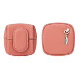 Royal Bagger Mini Lychee Pattern Coin Purse, Solid Color Buckle Key Earphone Storage Bag, Casual Change Pouch for Daily Use 1603