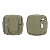 Royal Bagger Mini Lychee Pattern Coin Purse, Solid Color Buckle Key Earphone Storage Bag, Casual Change Pouch for Daily Use 1603