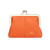 Royal Bagger RFID Blocking Coin Purse for Women, Fashion Kiss Lock Change Pouch, Genuine Leather Key & Card Holder 6120