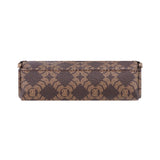 Royal Bagger Mini Jewelry Box – RFID Coated Canvas & Leather Organizer for Rings, Necklaces & Earrings, Women's Kiss Lock Purse 5125