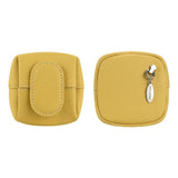 Royal Bagger Mini Lychee Pattern Coin Purse, Solid Color Buckle Key Earphone Storage Bag, Casual Change Pouch for Daily Use 1603