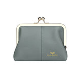 Royal Bagger RFID Blocking Coin Purse for Women, Fashion Kiss Lock Change Pouch, Genuine Leather Key & Card Holder 6120